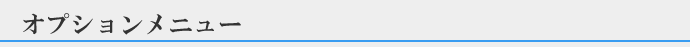 オプションメニュー